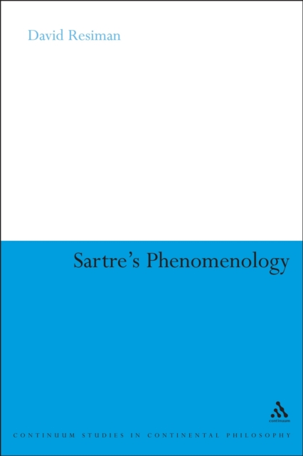 Sartre's Phenomenology, PDF eBook