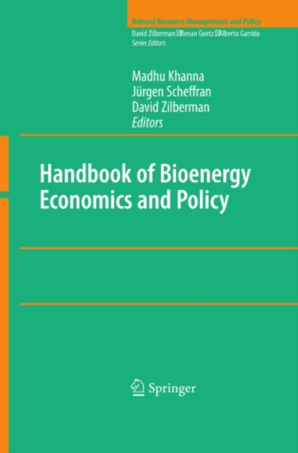 Handbook of Bioenergy Economics and Policy, PDF eBook