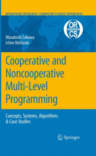 Cooperative and Noncooperative Multi-level Programming, Hardback Book