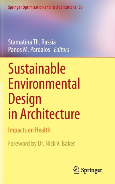 Sustainable Environmental Design in Architecture : Impacts on Health, Hardback Book