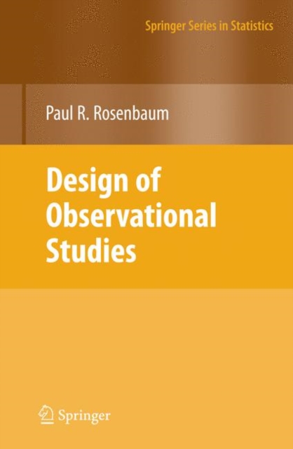 Design of Observational Studies, Hardback Book