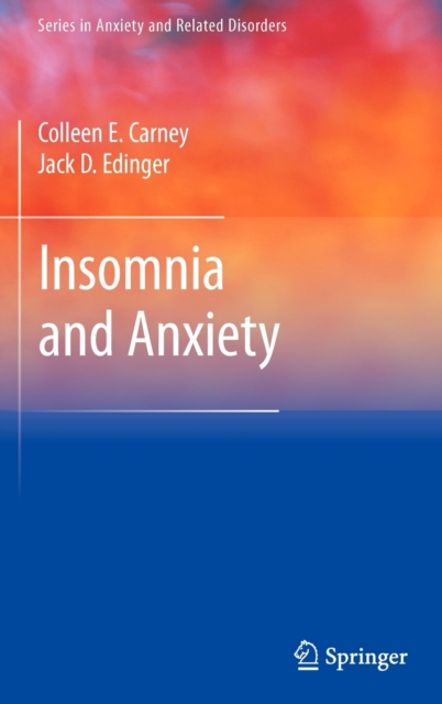 Insomnia and Anxiety, Hardback Book