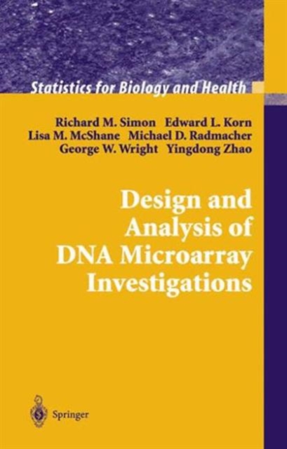 Design and Analysis of DNA Microarray Investigations, Paperback / softback Book