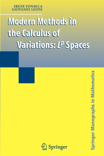 Modern Methods in the Calculus of Variations : L^p Spaces, Paperback / softback Book