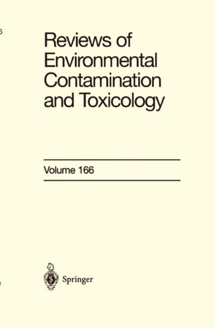 Reviews of Environmental Contamination and Toxicology 166, Paperback / softback Book