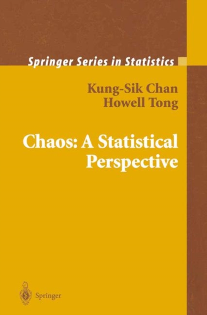 Chaos: A Statistical Perspective, Paperback / softback Book