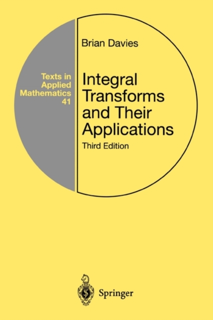 Integral Transforms and Their Applications, Paperback / softback Book
