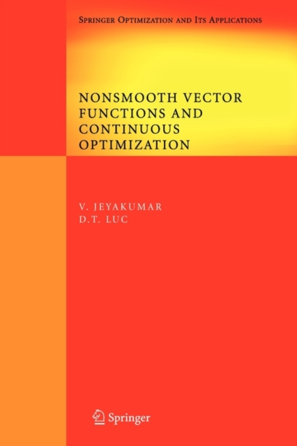 Nonsmooth Vector Functions and Continuous Optimization, Paperback / softback Book