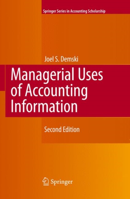 Managerial Uses of Accounting Information, Paperback / softback Book