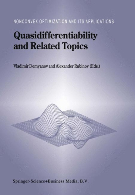Quasidifferentiability and Related Topics, Paperback / softback Book
