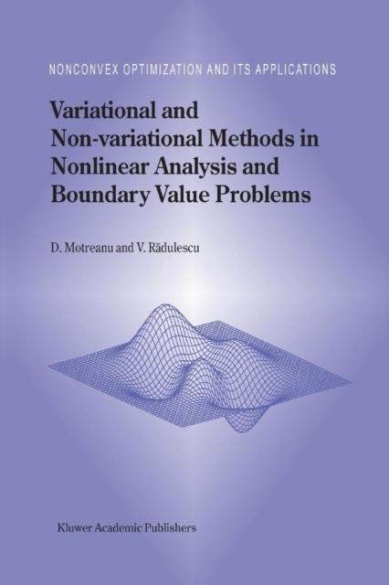 Variational and Non-variational Methods in Nonlinear Analysis and Boundary Value Problems, Paperback / softback Book