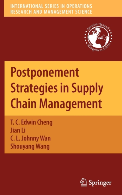 Postponement Strategies in Supply Chain Management, Hardback Book