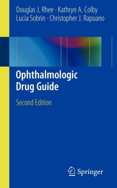 Ophthalmologic Drug Guide, Paperback / softback Book