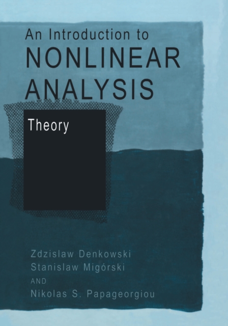 An Introduction to Nonlinear Analysis: Theory, PDF eBook