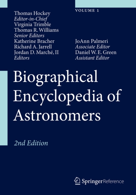 Biographical Encyclopedia of Astronomers, Hardback Book