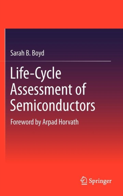 Life-Cycle Assessment of Semiconductors, Hardback Book