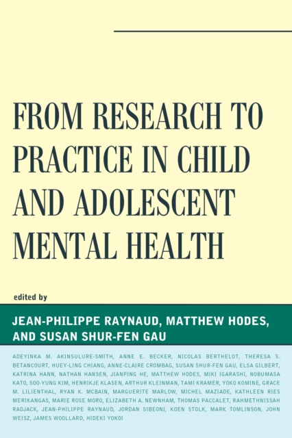 From Research to Practice in Child and Adolescent Mental Health, Paperback / softback Book