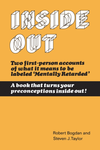 Inside Out : The Social Meaning of Mental Retardation, PDF eBook