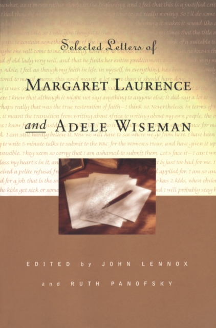 Selected Letters of Margaret Laurence and Adele Wiseman, EPUB eBook