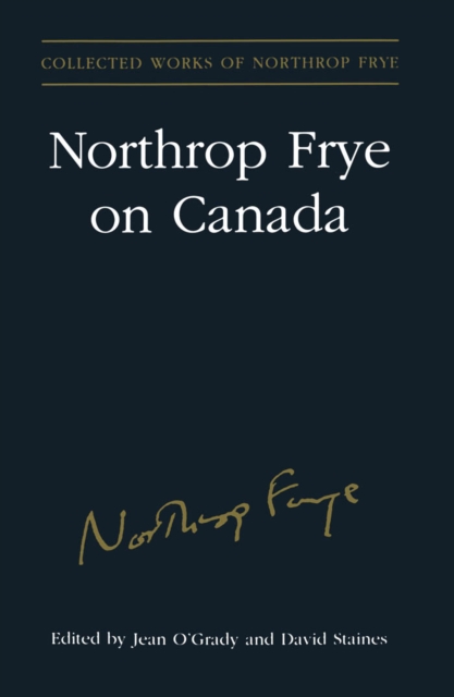 Northrop Frye on Canada, PDF eBook