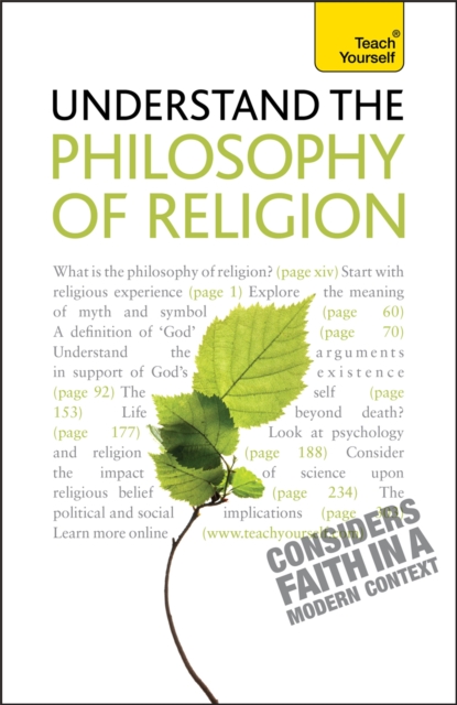 Understand the Philosophy of Religion: Teach Yourself, Paperback / softback Book
