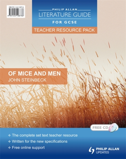 Philip Allan Literature Guide (for GCSE) Teacher Resource Pack: Of Mice and Men, Spiral bound Book