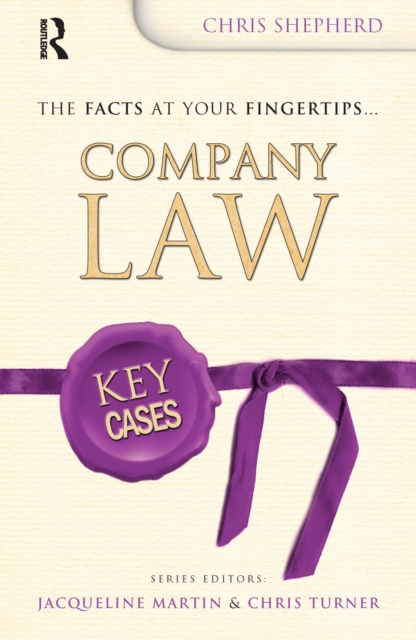 Key Cases: Company Law, PDF eBook