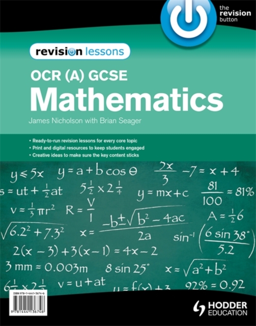 OCR (A) GCSE Mathematics Revision Lessons, Hardback Book