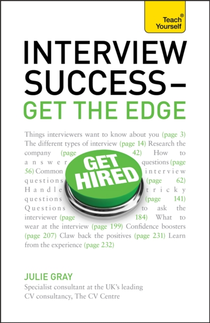 Interview Success - Get the Edge: Teach Yourself, Paperback / softback Book