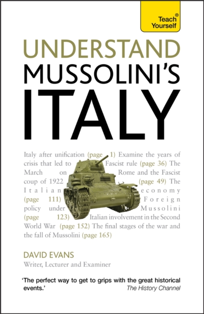 Understand Mussolini's Italy: Teach Yourself, Paperback / softback Book