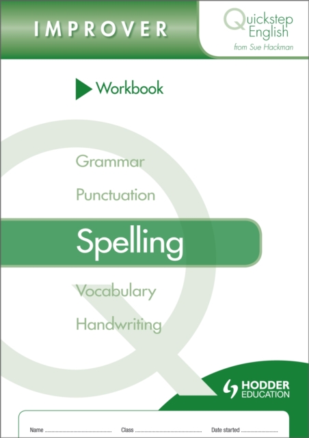 Quickstep English Workbook Spelling Improver Stage, Paperback / softback Book