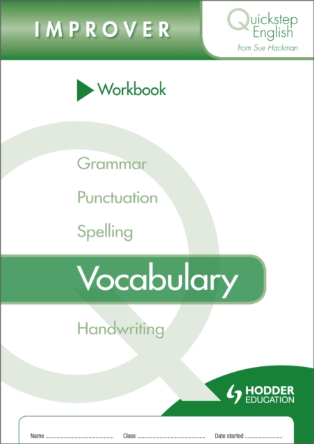 Quickstep English Workbook Vocabulary Improver Stage, Paperback / softback Book