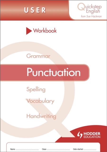 Quickstep English Workbook Punctuation User Stage, Paperback / softback Book