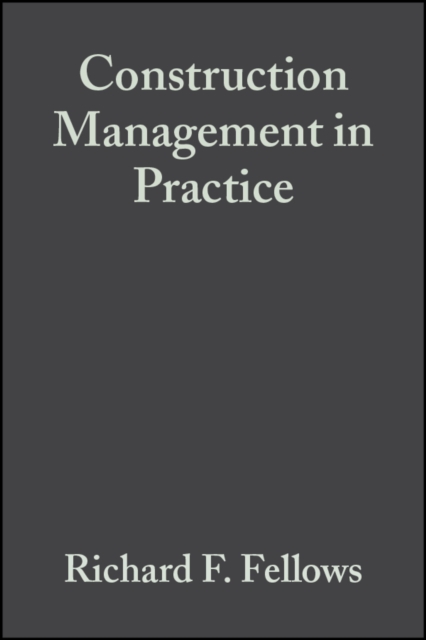 Construction Management in Practice, PDF eBook