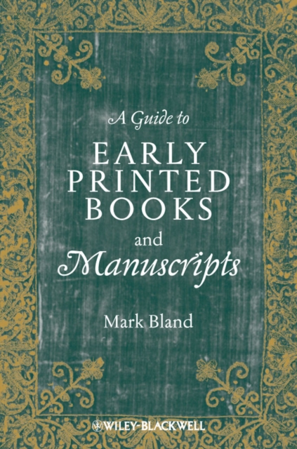 A Guide to Early Printed Books and Manuscripts, PDF eBook