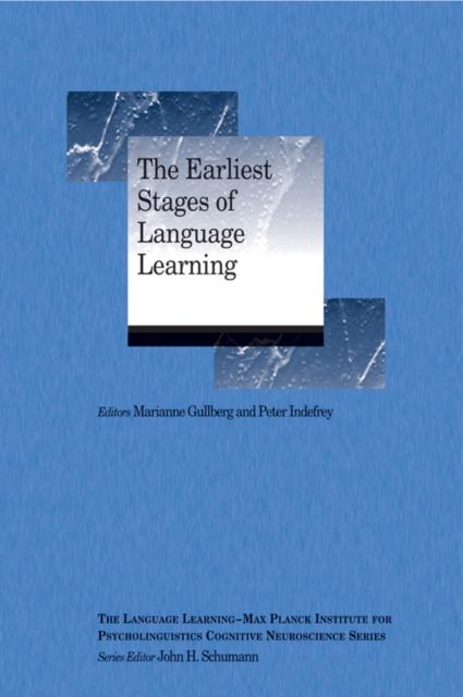 The Earliest Stages of Language Learning, Paperback / softback Book