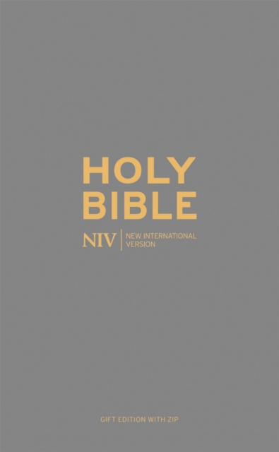NIV Pocket Charcoal Soft-tone Bible with Zip, Paperback / softback Book