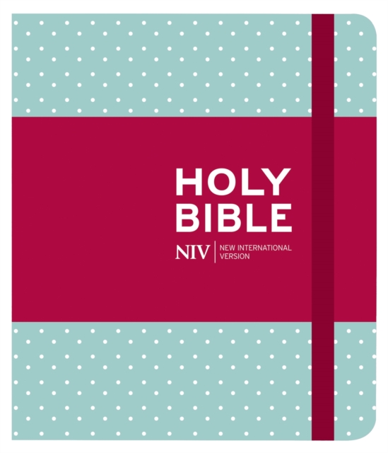 NIV Journalling Mint Polka Dot Cloth Bible, Hardback Book