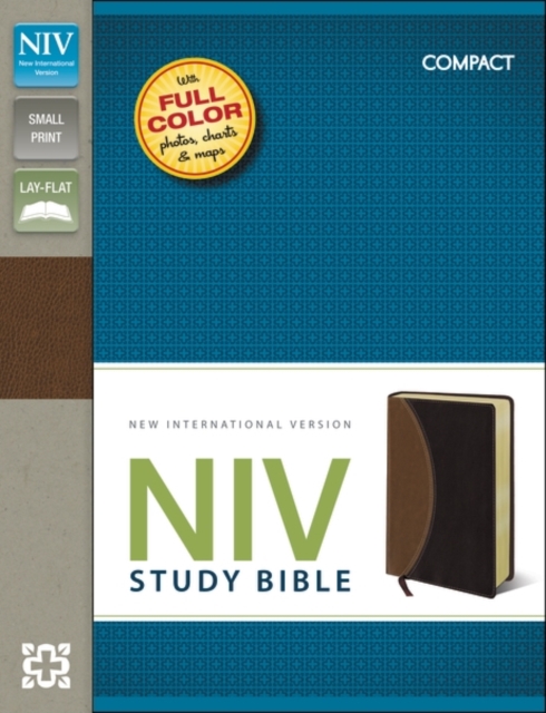 NIV Study Bible Compact, Hardback Book