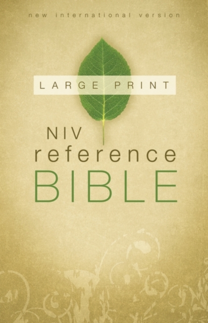 NIV Reference Bible Large Print Hardcover, Hardback Book