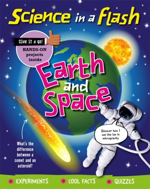 Science in a Flash: Earth and Space, Hardback Book