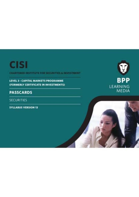 CISI Capital Markets Programme Securities Syllabus Version 13 : Passcards, Spiral bound Book