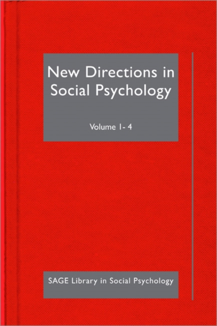 New Directions in Social Psychology, Hardback Book