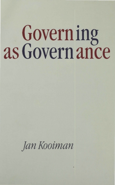 Governing as Governance, EPUB eBook