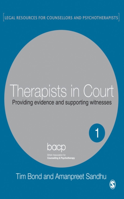 Therapists in Court : Providing Evidence and Supporting Witnesses, EPUB eBook