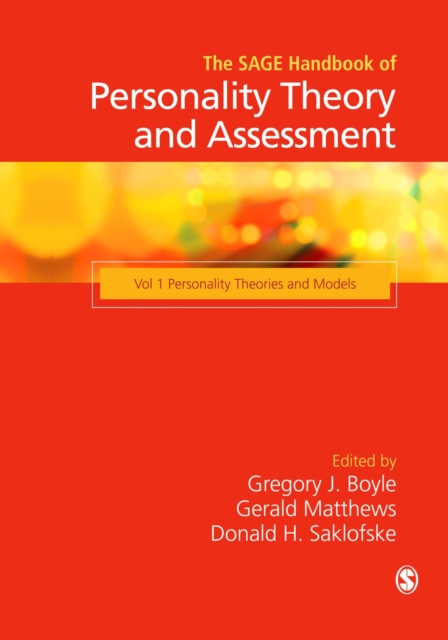 The SAGE Handbook of Personality Theory and Assessment : Personality Theories and Models (Volume 1), EPUB eBook