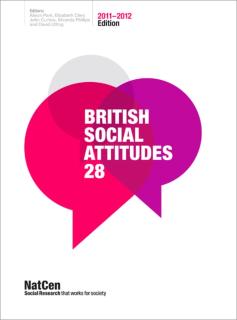 British Social Attitudes 28, Hardback Book