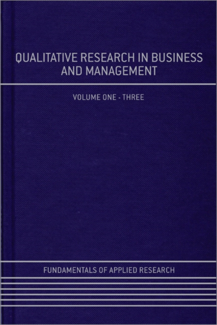 Qualitative Research in Business and Management, Multiple-component retail product Book