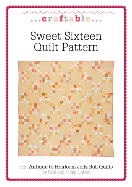 Sweet Sixteen Quilt Pattern, EPUB eBook