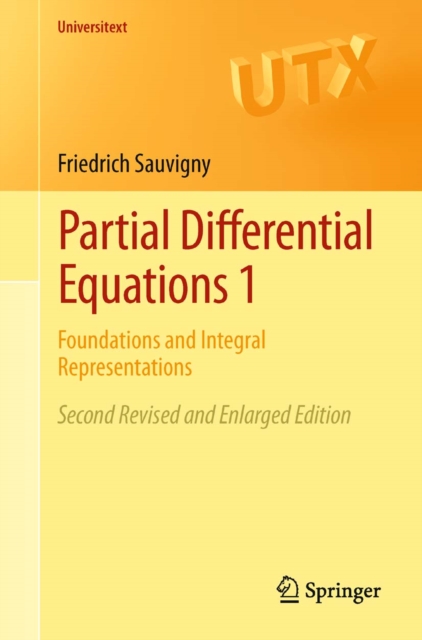 Partial Differential Equations 1 : Foundations and Integral Representations, PDF eBook